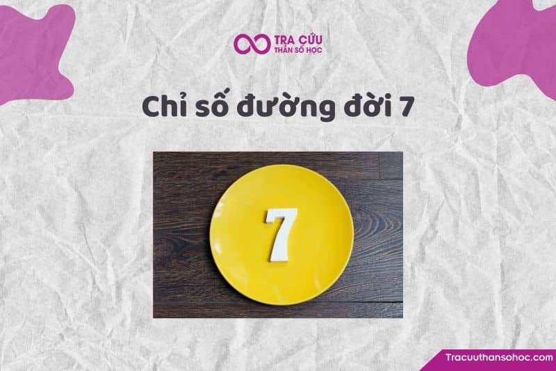 Chỉ số đường đời 7 là gì? Đặc điểm tính cách, tình duyên và sự nghiệp số chủ đạo 7