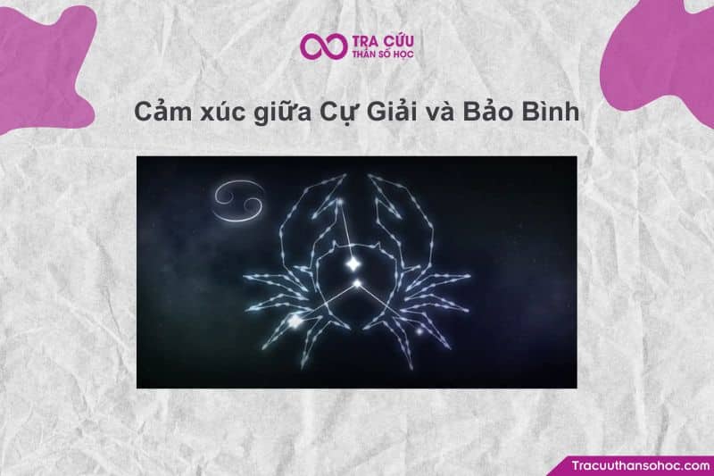 Bảo Bình dạy cho Cự Giải cách buông nhẹ, không bám víu cảm xúc quá chặt, biết yêu bằng sự tôn trọng